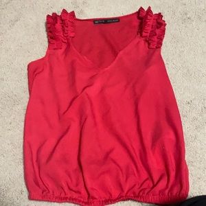 Zara size small red blouse